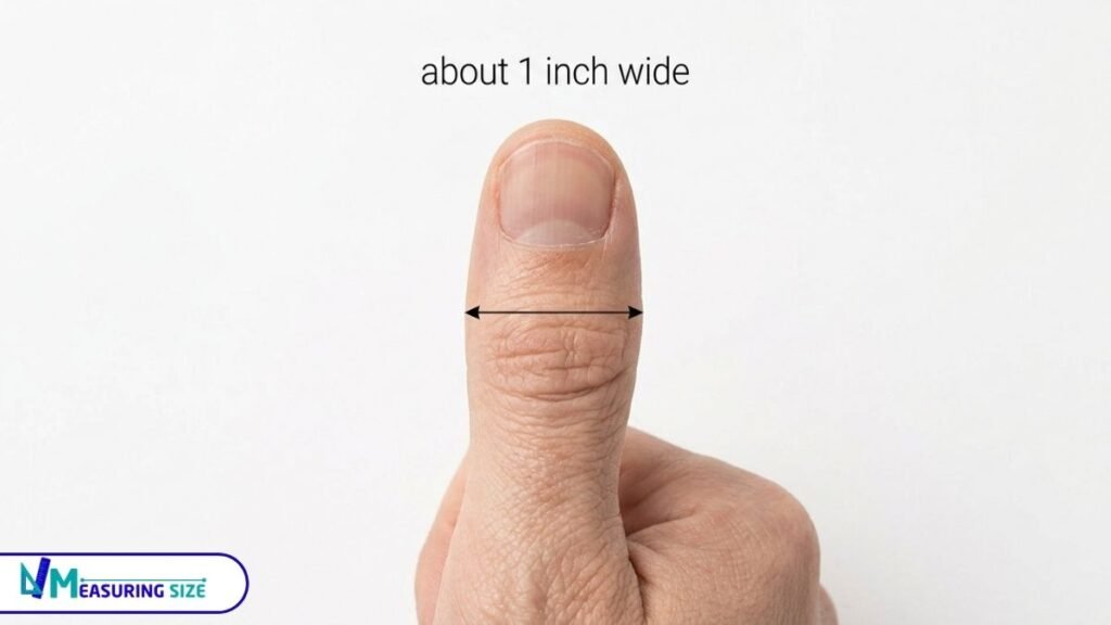 size of 1 inch