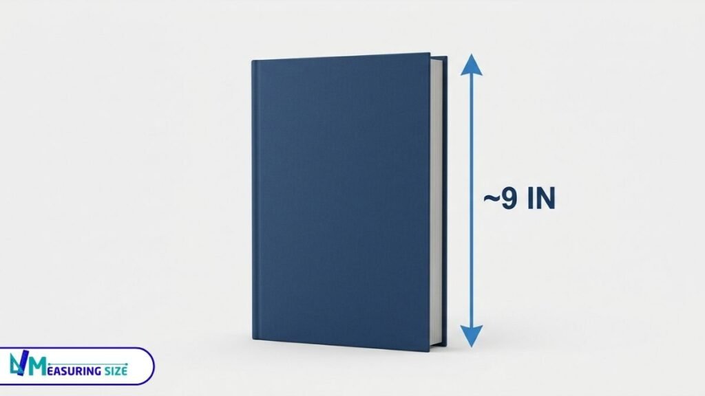 9 inch Hardcover Book length