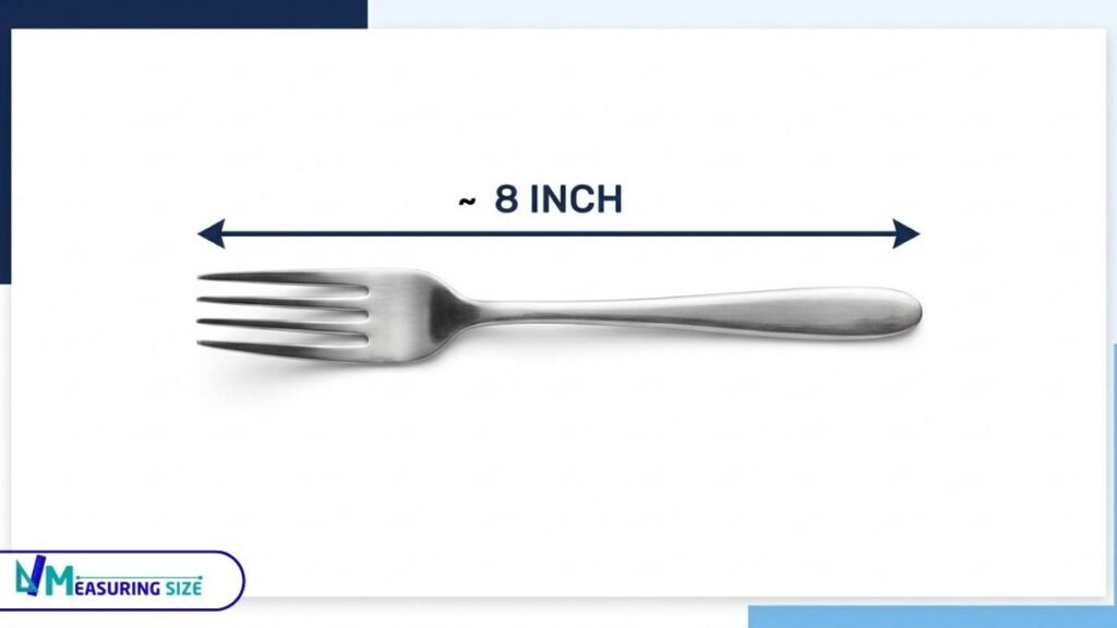 A dinner fork length