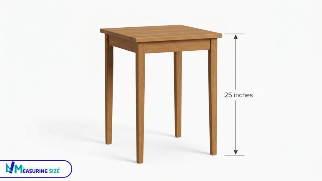 How long is 25 inches