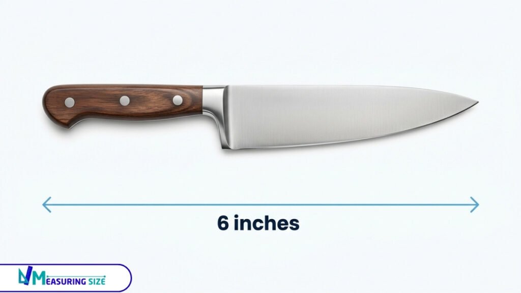Kitchen Knife With a 6-Inch Blade 
