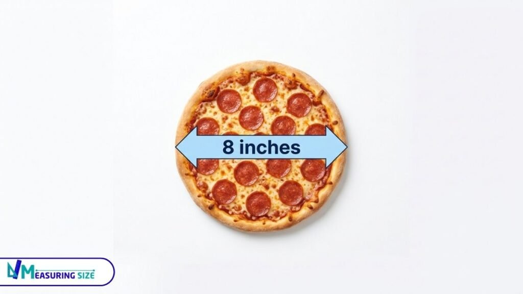 an 8 inch pizza length