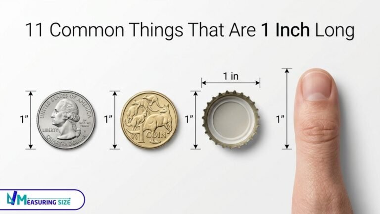 How Long Is 1 Inch? 12 Common Things That Are About 1 Inch in Size