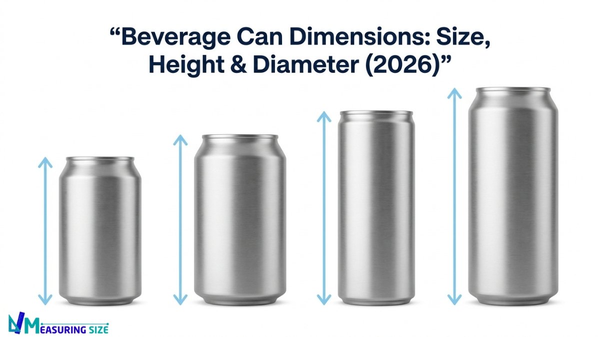 Beverage can dimesions Size , Height & Diameter ( 2026)
