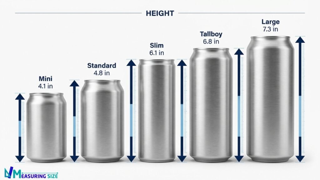 Can Dimensions in inches