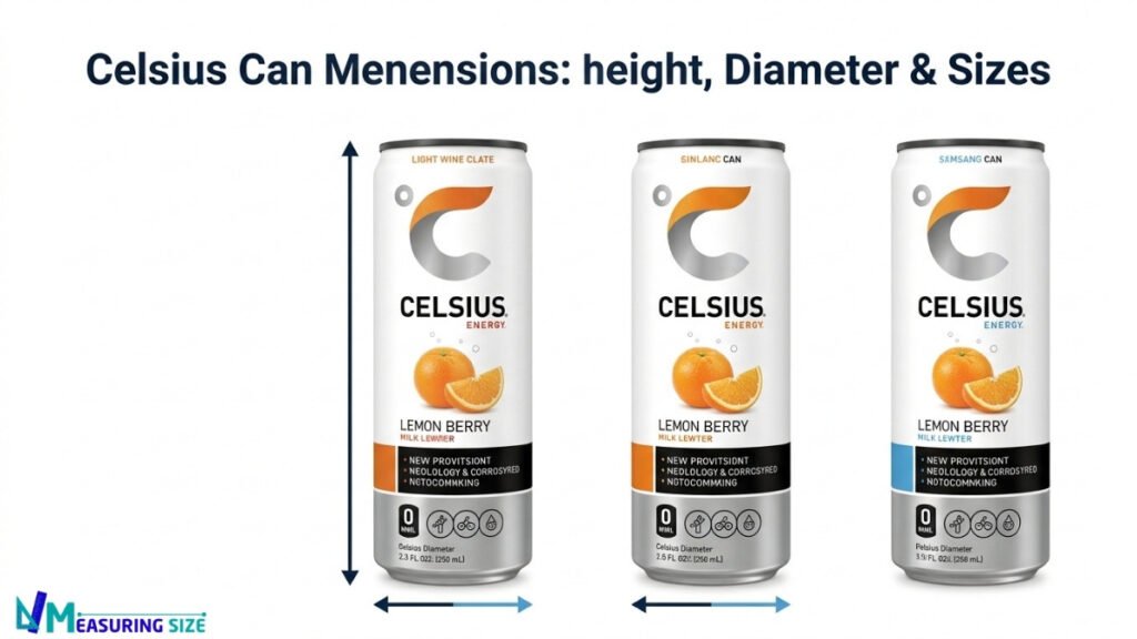Celsius Can Dimensions