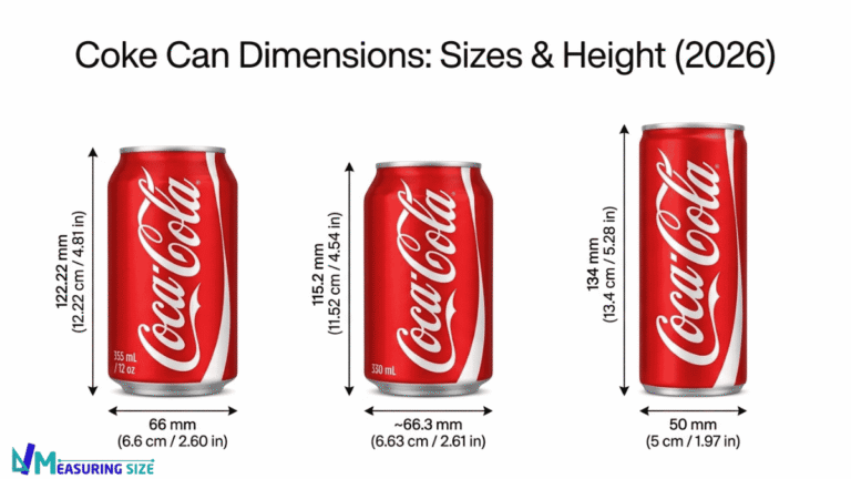 Coke Can Dimensions Diameter, Sizes & Height (2026)