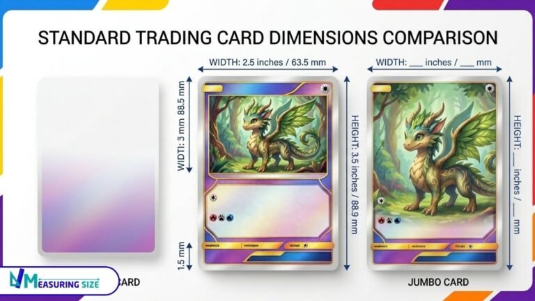 How Big Is a Pokémon Card Standard Size & Dimensions