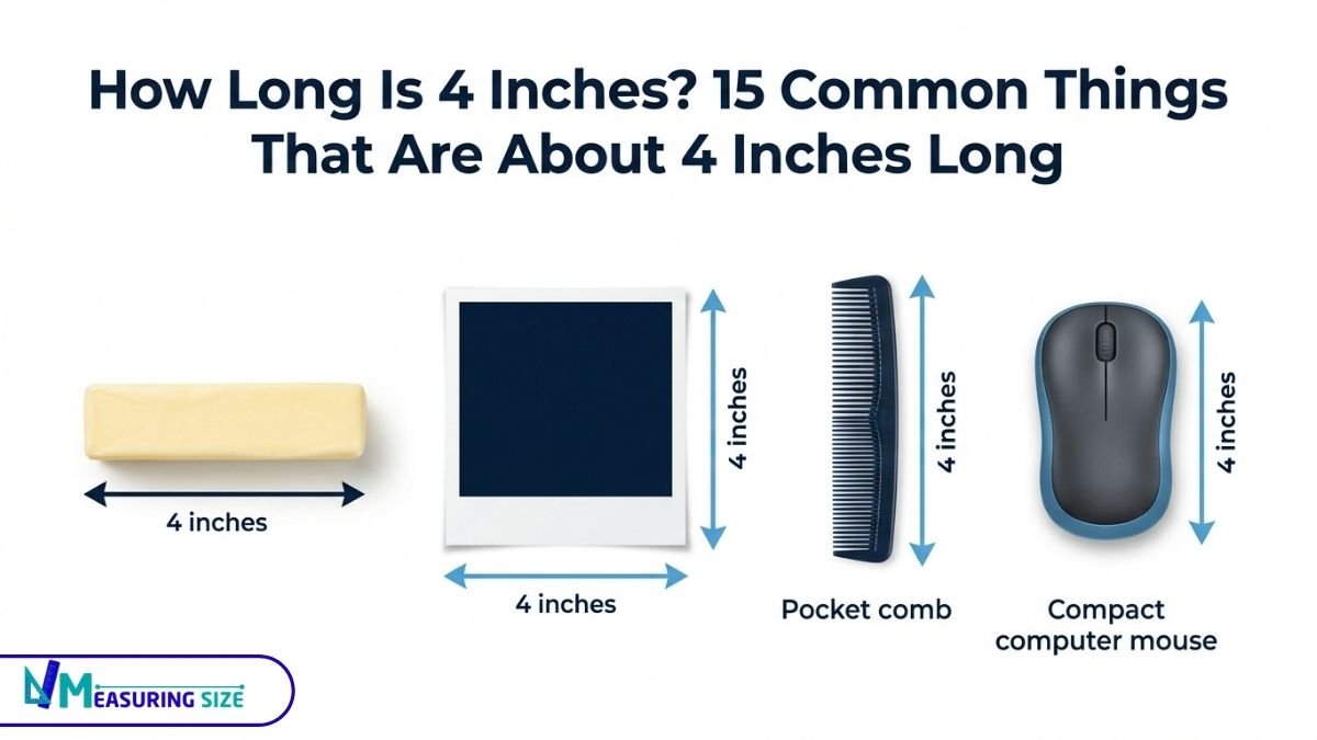 How Long Is 4 Inches 15 Common Things That Are About 4 Inches in Size