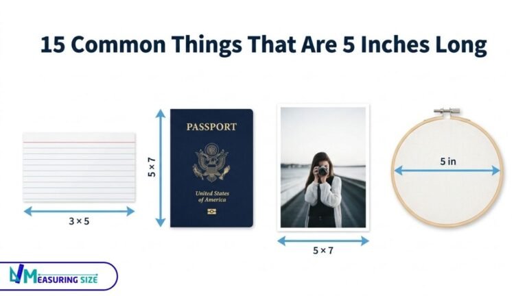 How Long Is 5 Inches 15 Common Things That Are About 5 Inches in Size