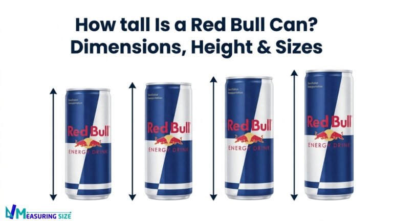 How Tall Is a Red Bull Can Dimensions, Height & Sizes 2026