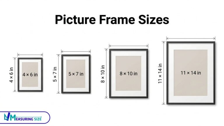 Picture Frame Sizes Standard & Common Sizes in Inches and CM