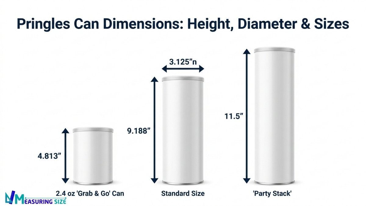 Pringles Can Dimensions Height, Diameter & Sizes 2026