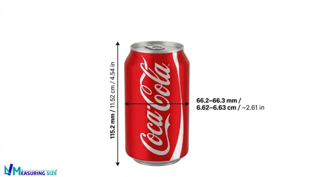 coke can sizes