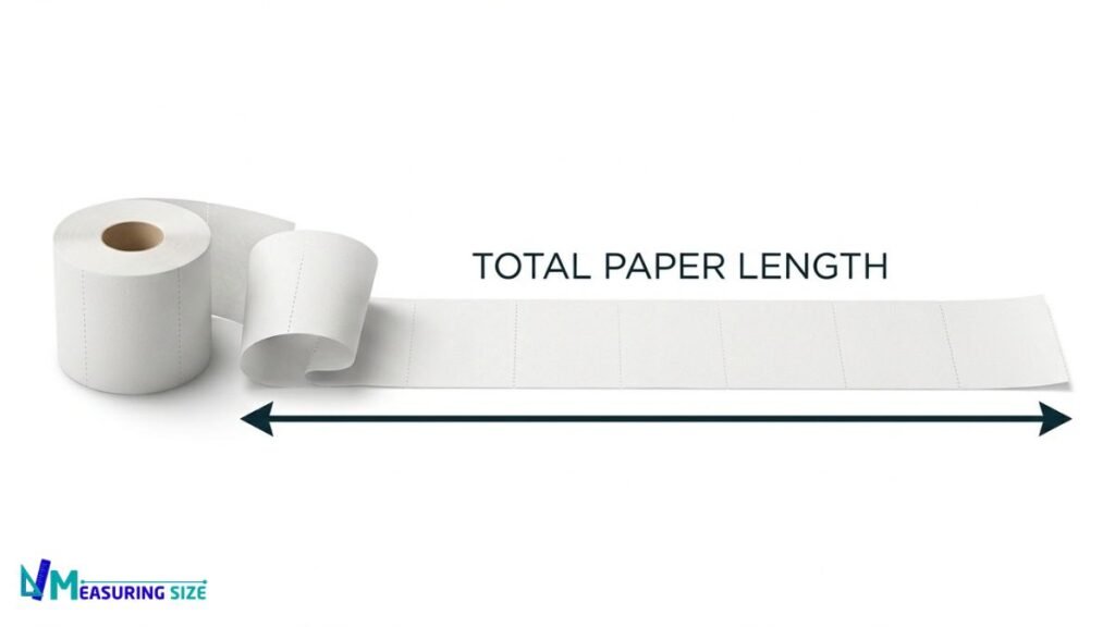 How tall is a roll of toilet paper   